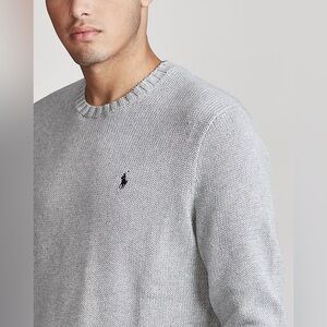 Ralph Lauren Light Gray Crewneck Sweater for Men Size Medium